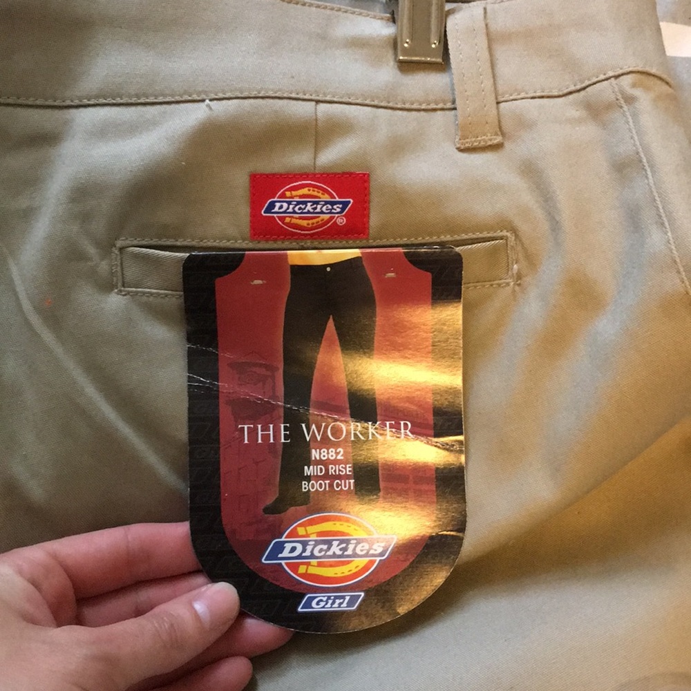 Dickies the worker khaki pants 15 NWT